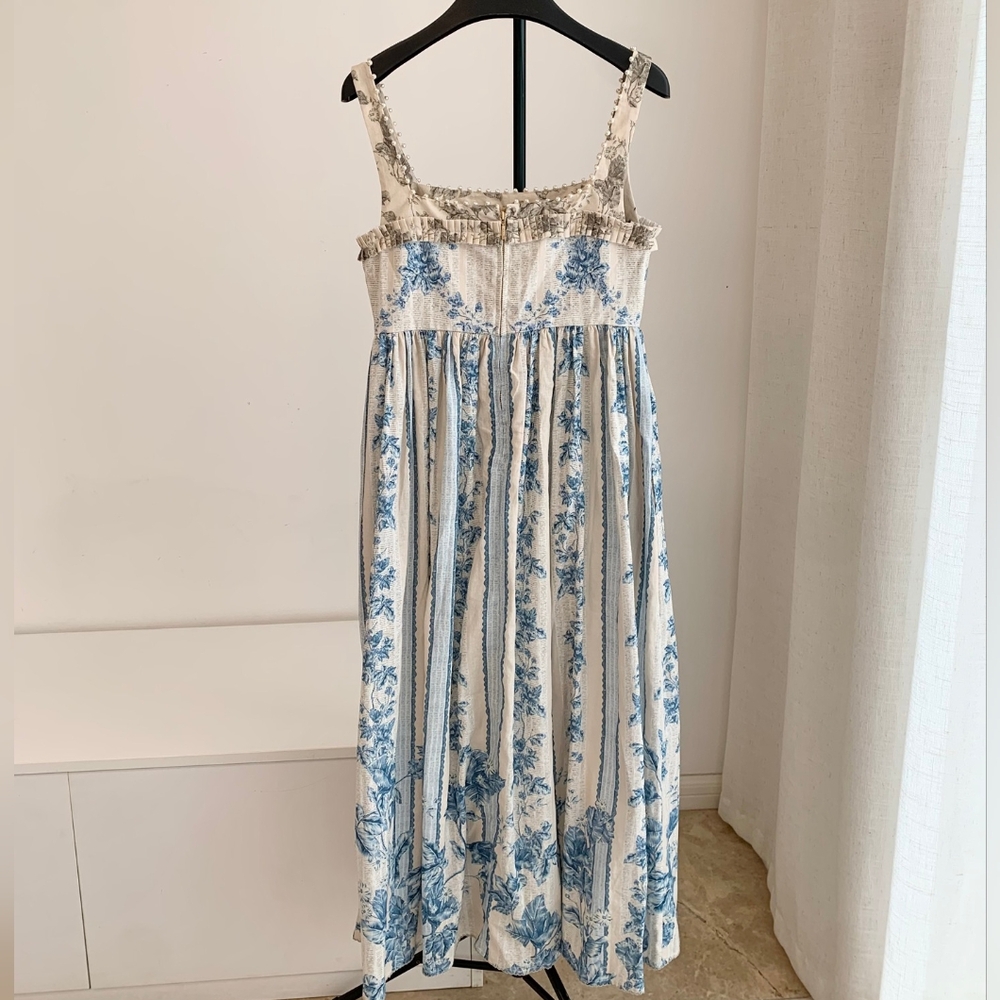 Agua By Agua Bendita Barbara Midi Dress in Bougainvillea - Picture 13 of 14